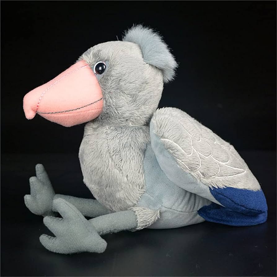 ハシビロコウのぬいぐるみ(鳴き声仕掛け追加・自立可動式) Amazon.co.jp: 動物 鳥 ぬいぐるみ ハシビロコウ はしびろこう
